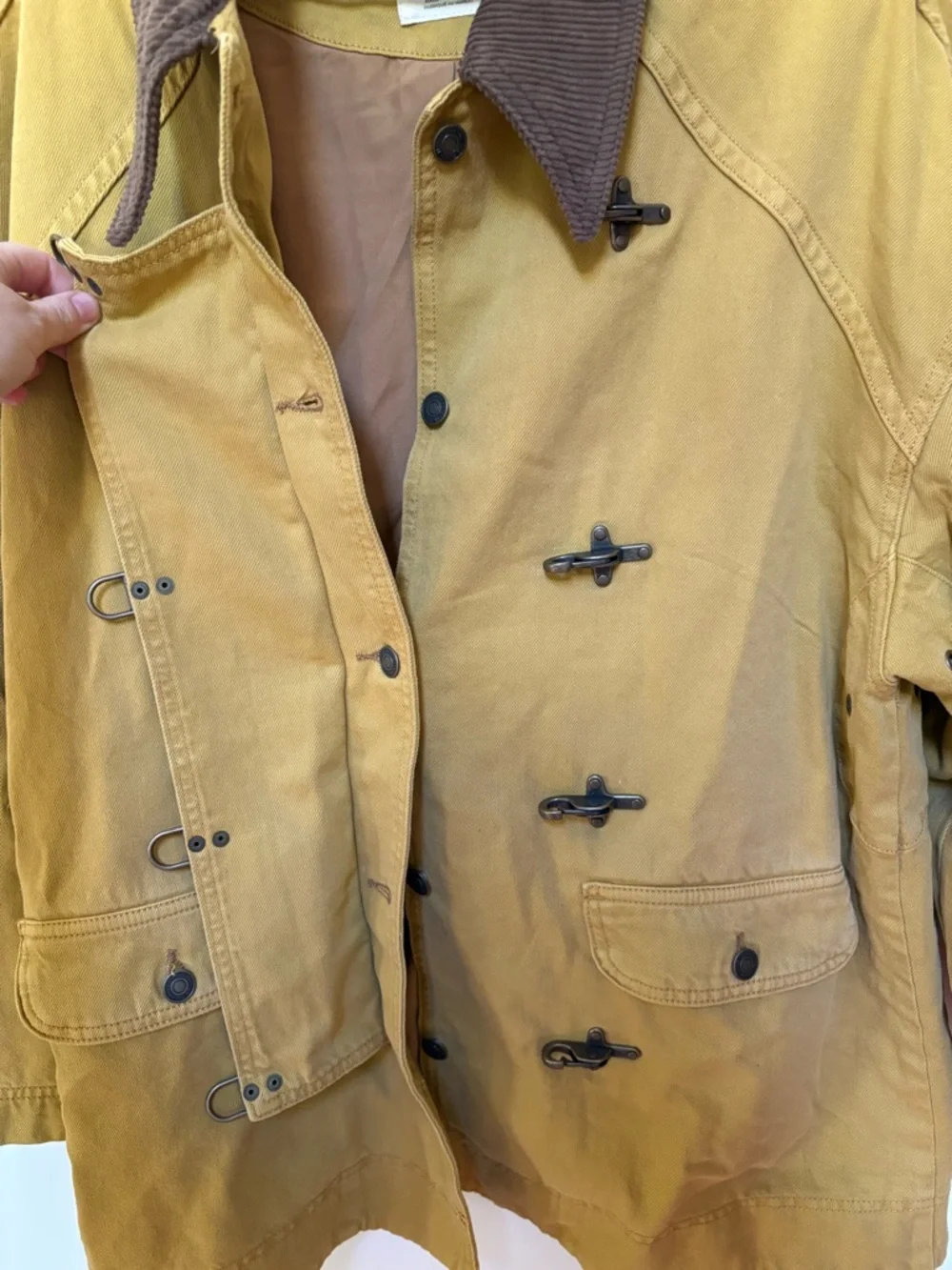 NWOT Free People We The Free Denim Barn Coat Size Medium - Picture 6 of 15